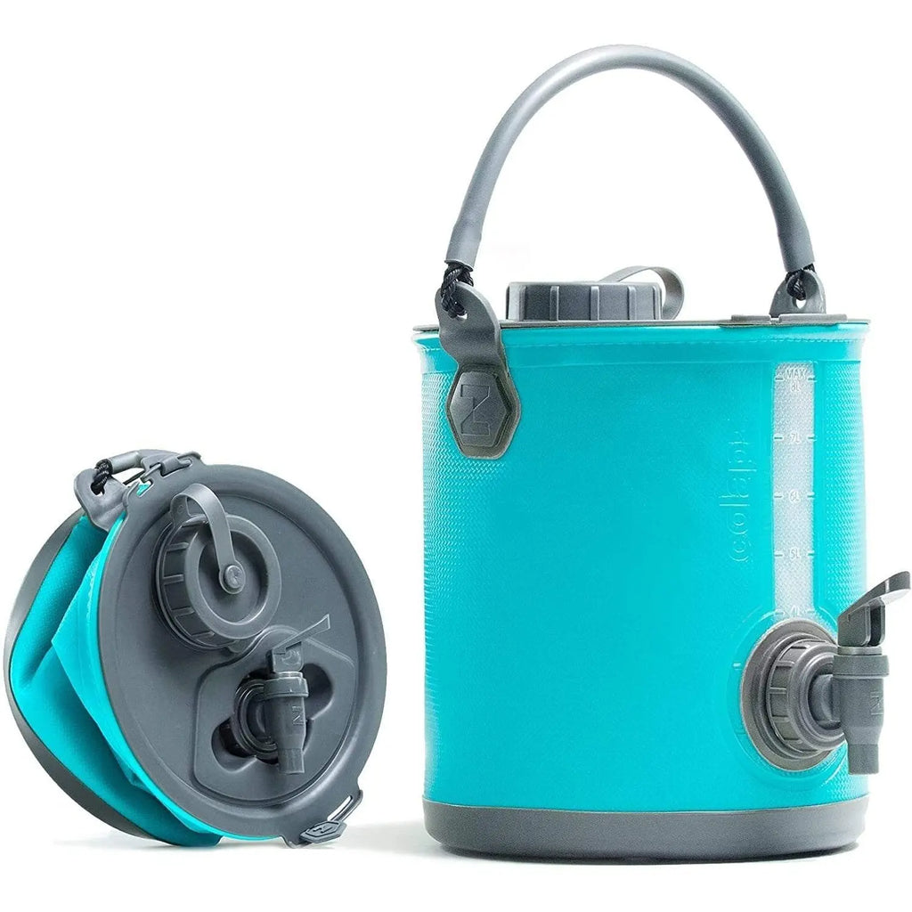 Collapsible Camping Water Container - 2-in-1 Portable 2-Gallon Bucket LittleGoodies4U