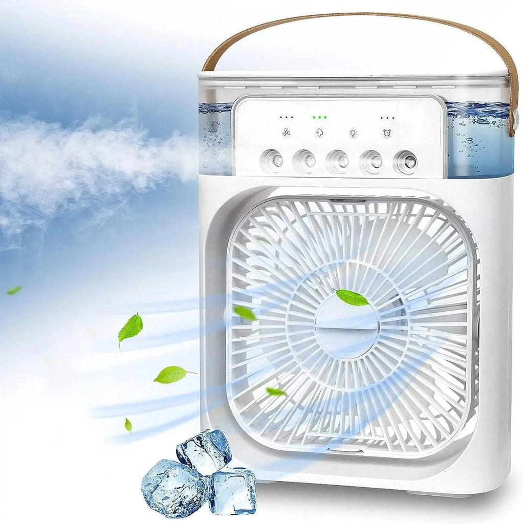 Hydrocooling Portable Air Adjustment Fan, Compact Office Cooler with 3LittleGoodies4U