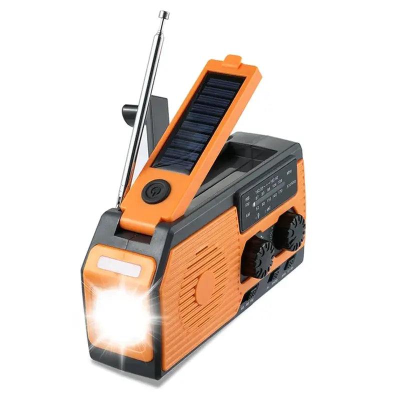 Solar Hand Crank Radio Portable Multifunctional Radio with LED Flashlight And Power Bank