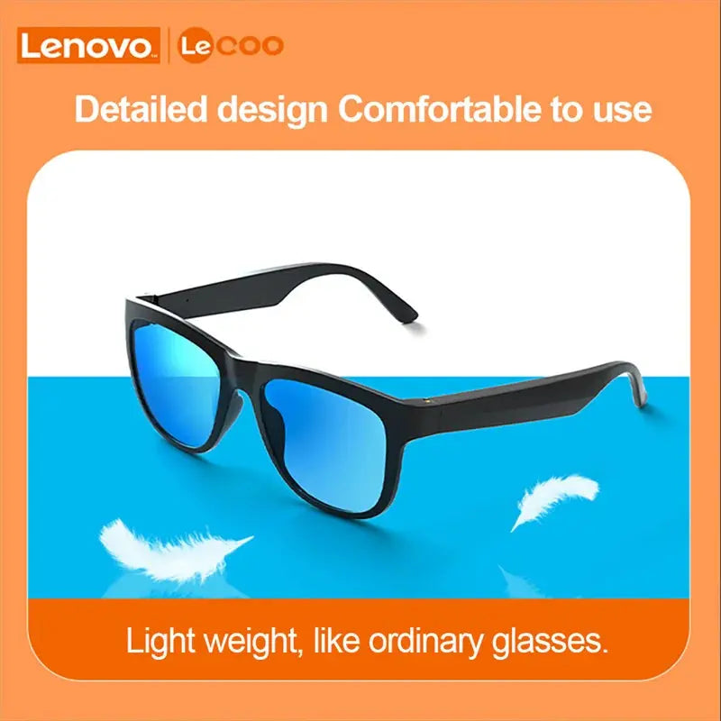 Lecoo C8 Smart Glasses, Sunglasses with Bluetooth Earphone & HD Mic