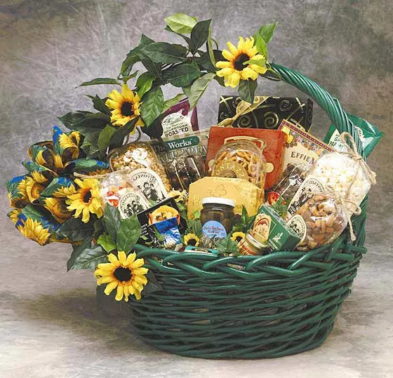 Sunflower Treats Gift Basket GiftBasket