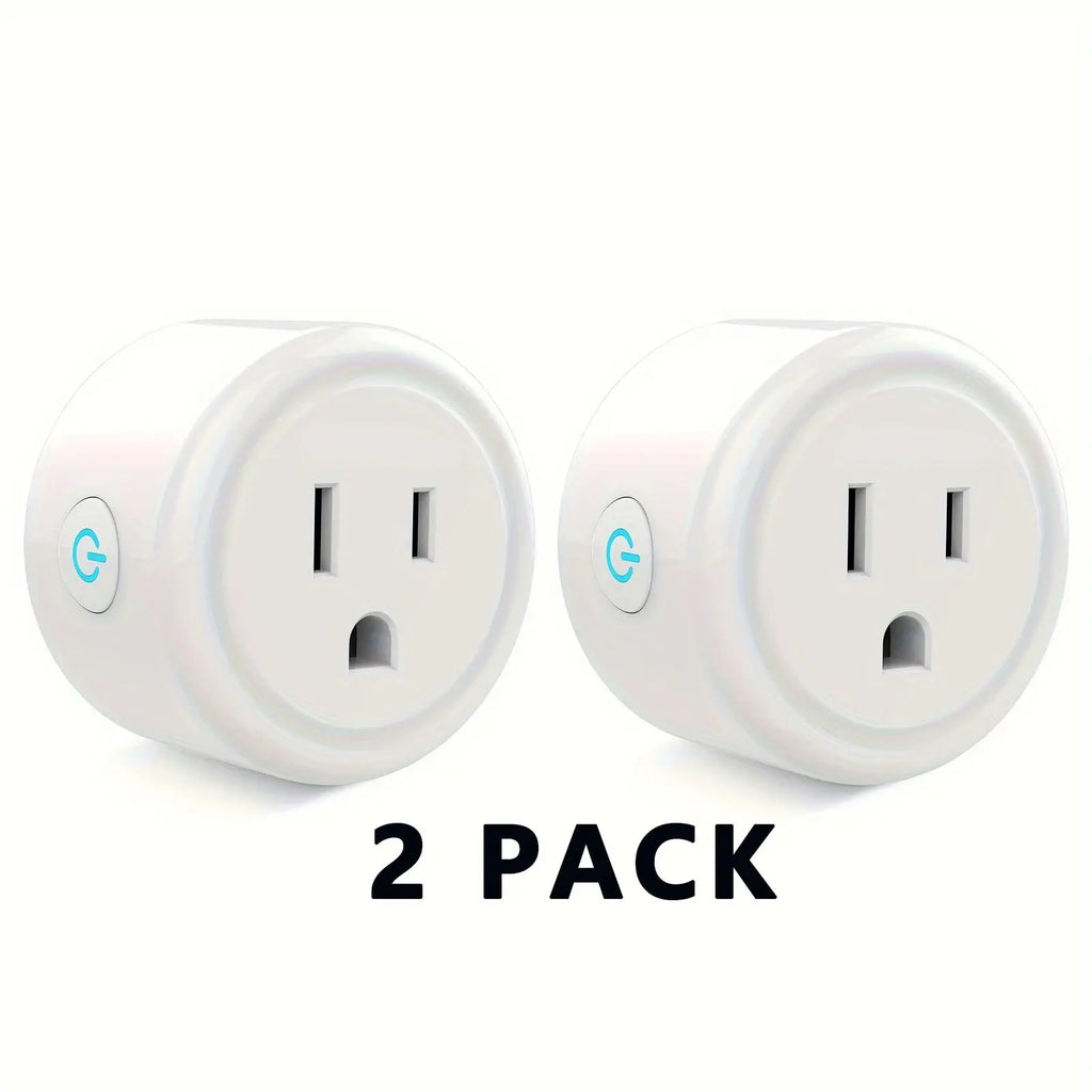 Smart Mini Socket Plug WiFi Outlet, Alexa Google Home APP Remote/Voice Control 