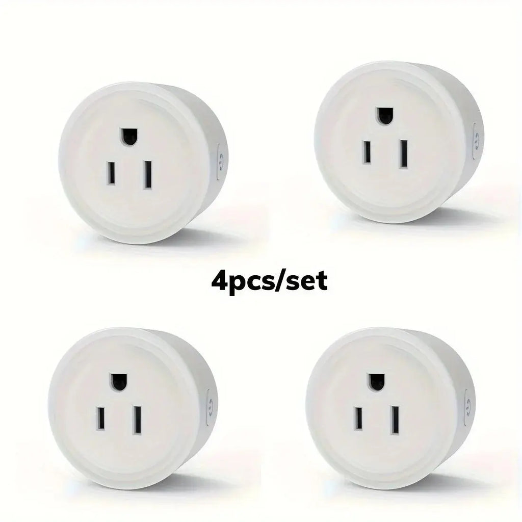 Smart Mini Socket Plug WiFi Outlet, Alexa Google Home APP Remote/Voice Control 