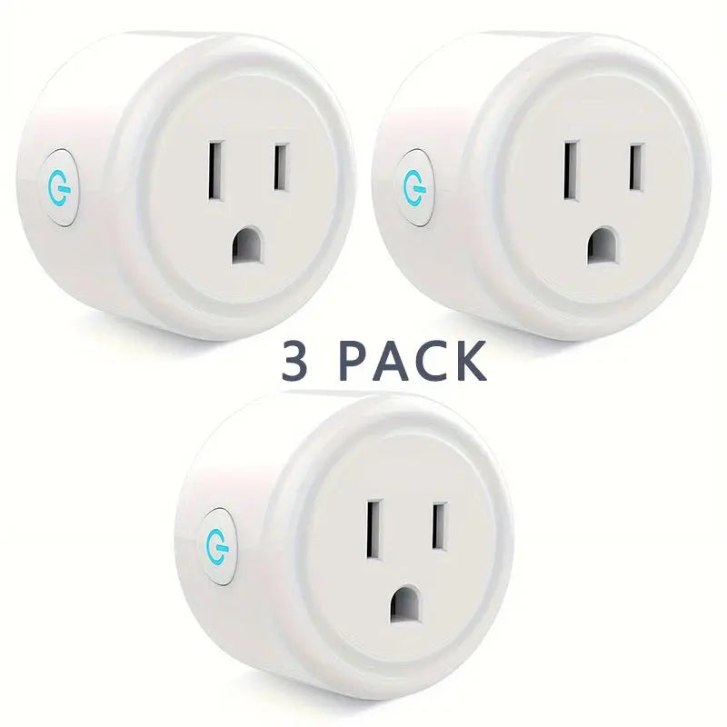 Smart Mini Socket Plug WiFi Outlet, Alexa Google Home APP Remote/Voice Control 