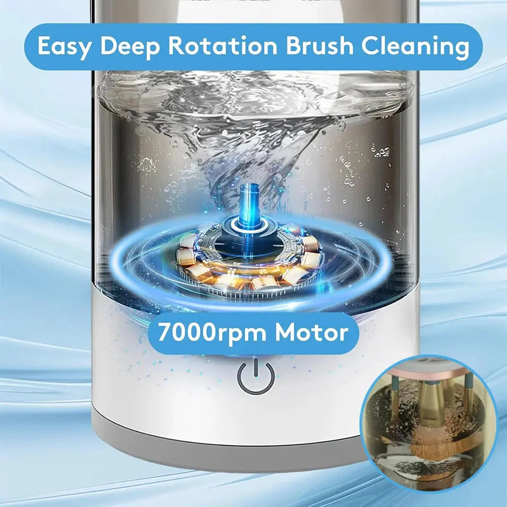 Automatic Rotating Cosmetic Makeup Brush Cleaner Electric Brush Washing Machine