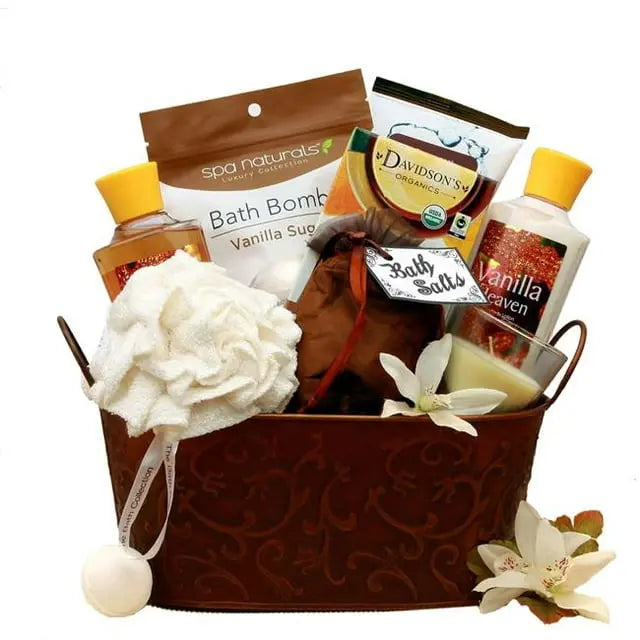 Vanilla Heaven Spa Gift Basket - LittleGoodies4U