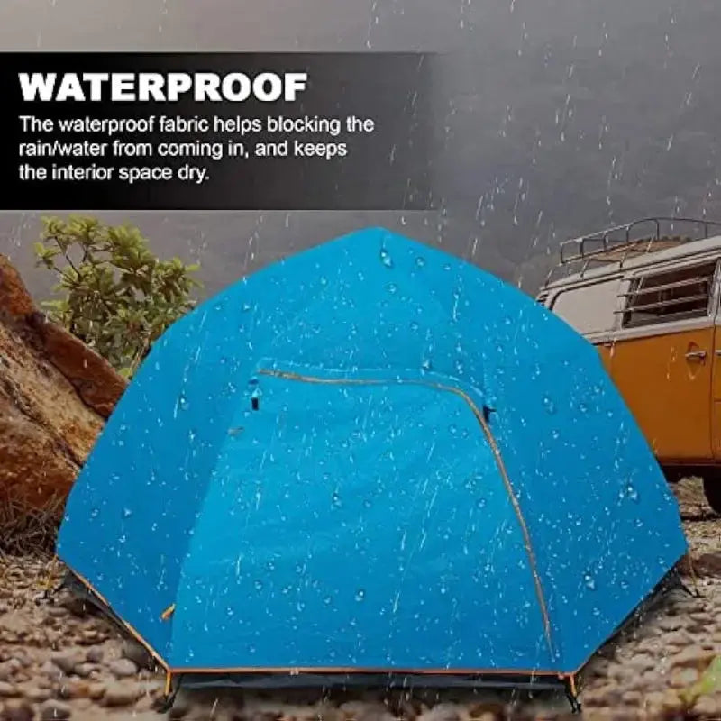 Instant up Camping Tent Easy Setup Automatic Hydraulic Water Resistant with Rain Fly Portable Lightweight Great